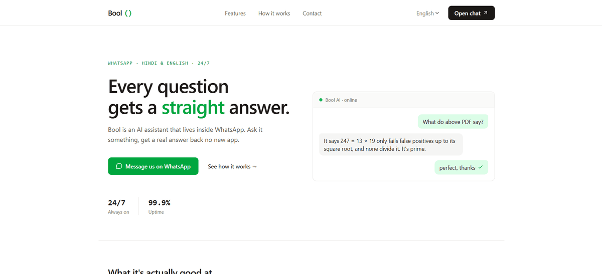 BoolAI screenshot